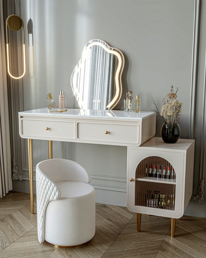 Kelly Dressing Table with LED Mirror