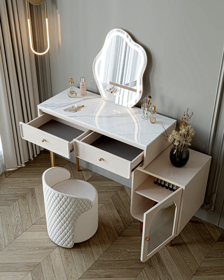 Kelly Dressing Table with LED Mirror