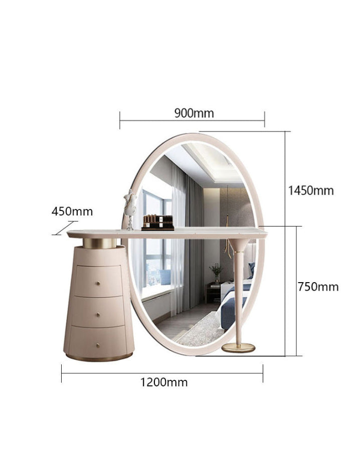 Kendrick Dressing Table with Mirror