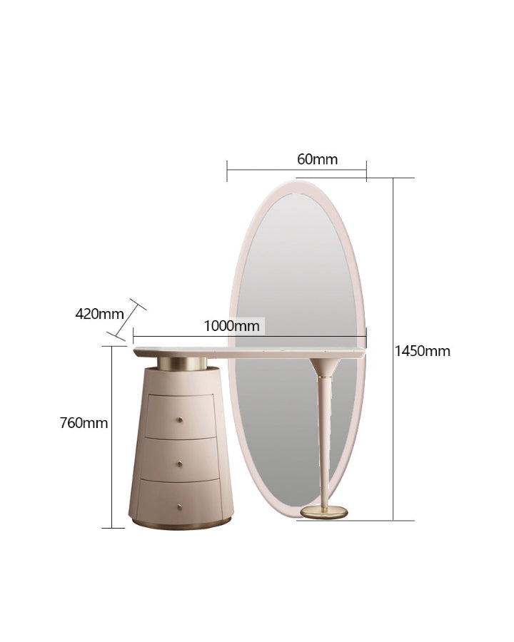 Kendrick Dressing Table with Mirror