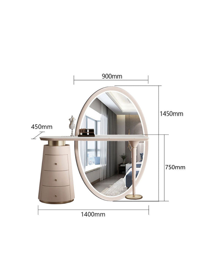 Kendrick Dressing Table with Mirror