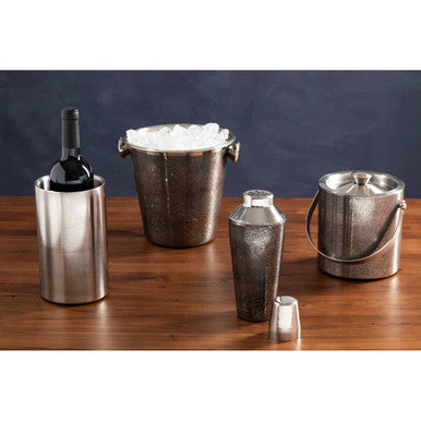 Glitter Effect Ice Bucket with Lid | Speckled Barware