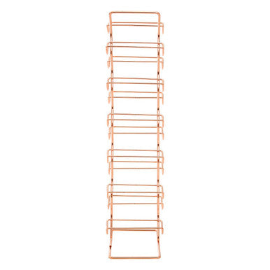 12 Tier Wine Rack with Copper Finish | Wren