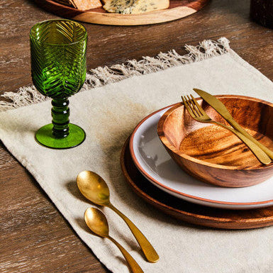 Terracotta White Glazed Dinner Plate | Calisto