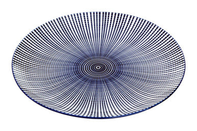 12 Piece Blue and White Dinner Set | Maya
