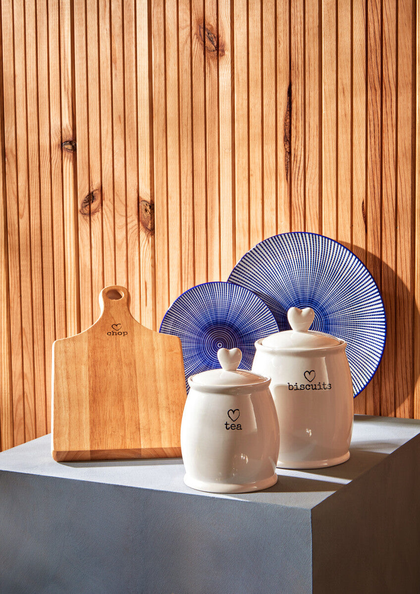 12 Piece Blue and White Dinner Set | Maya