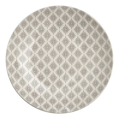 Grey and White 12 Piece Dinner Set | Maya