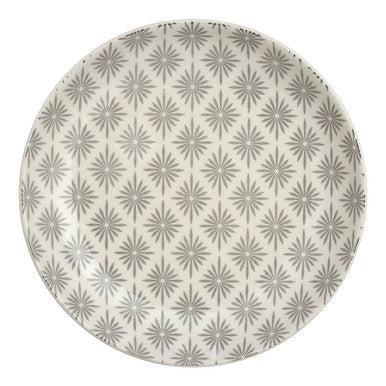Grey and White 12 Piece Dinner Set | Maya