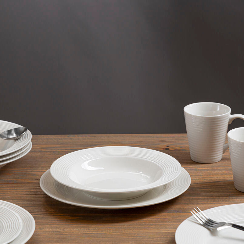16 Piece Ribbed Dinner Set | Avie