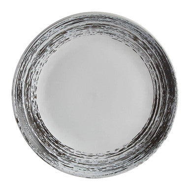 12 Piece Black and White Dinner Set | Middag