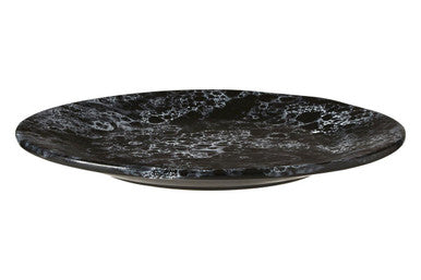 Black Marble Effect Dinner Plate | Hygge