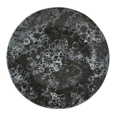 Black Marble Effect Dinner Plate | Hygge