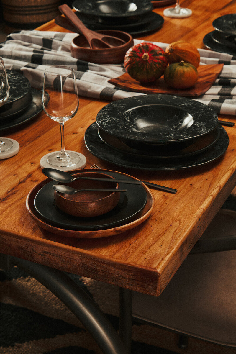 Black Stoneware Side Plate | Hygge