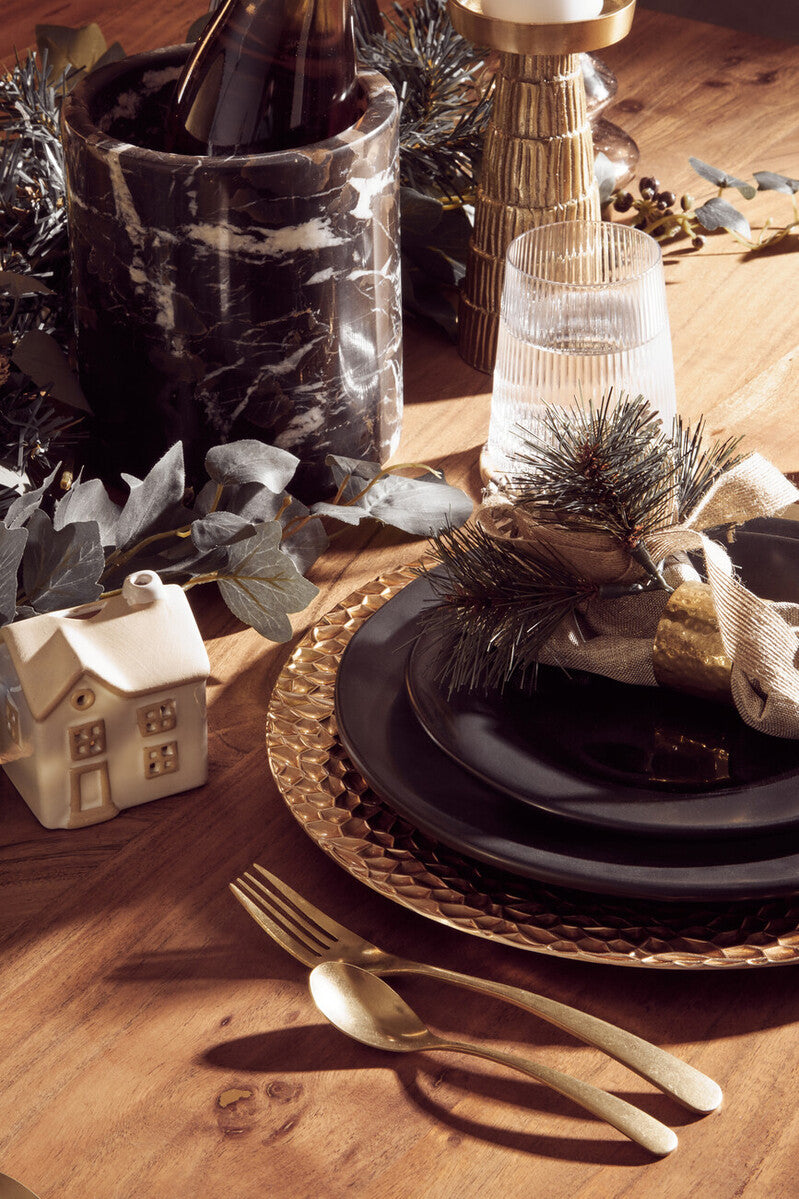 Black Stoneware Side Plate | Hygge