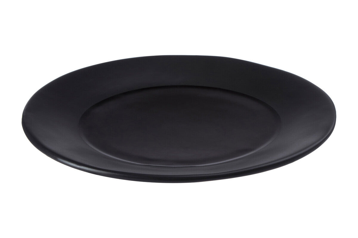 Black Stoneware Dinner Plate | Hygge
