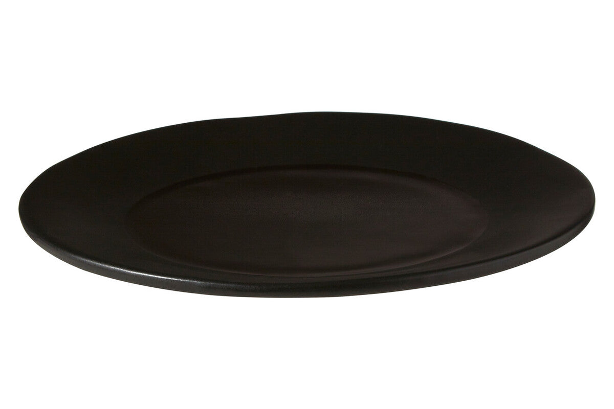 Black Stoneware Dinner Plate | Hygge