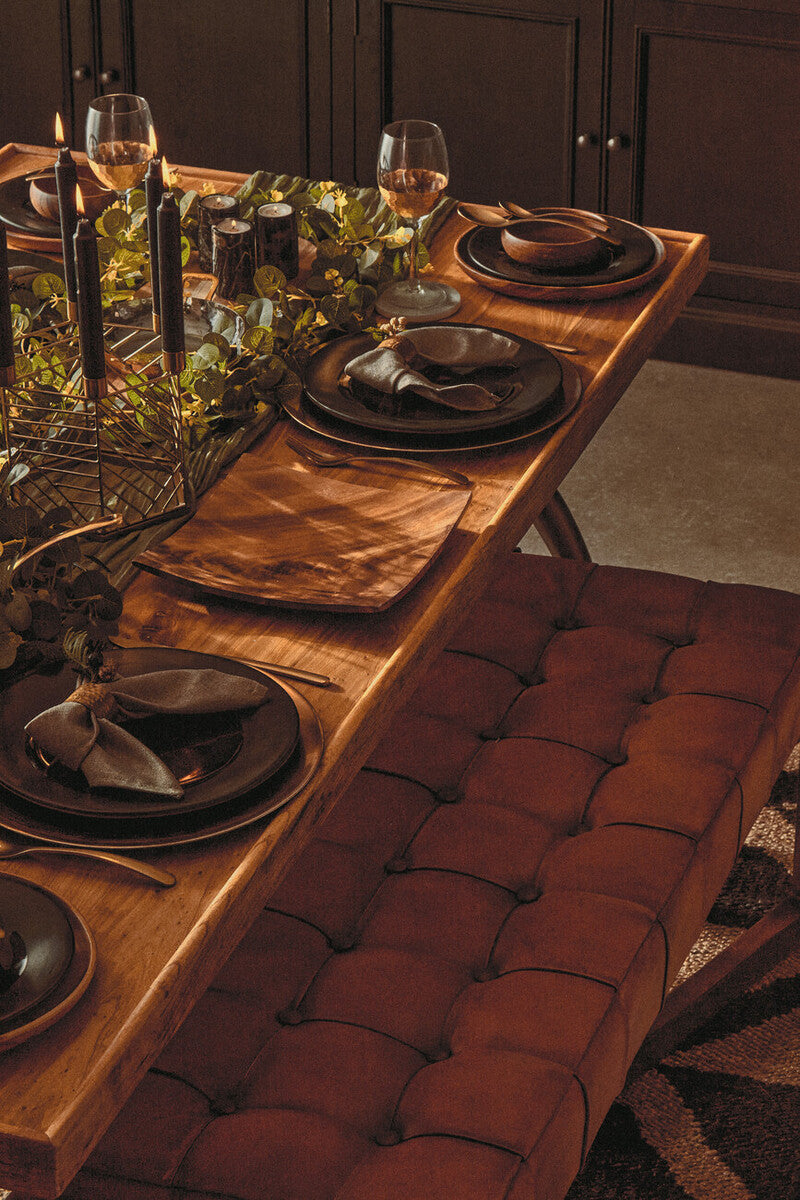 Black Stoneware Dinner Plate | Hygge