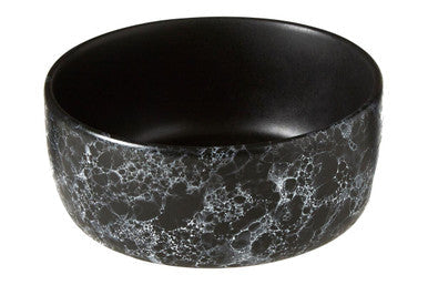 Black Faux Marble Bowl | Hygge