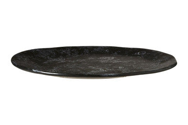 Black Marble Effect Pizza Plate | Hygge