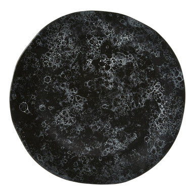 Black Marble Effect Pizza Plate | Hygge
