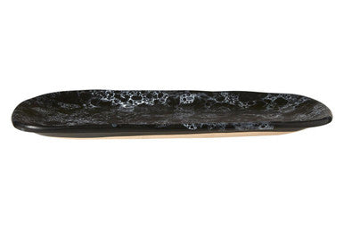 Large Black Marble Effect Serving Platter | Hygge