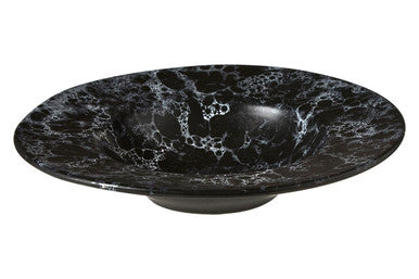 Black Marble Effect Pasta Bowl | Hygge