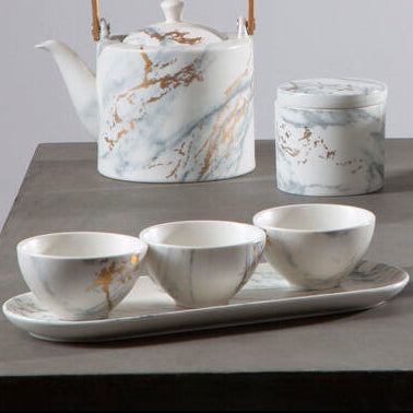 Dip Bowls with Tray Set | Marble Luxe