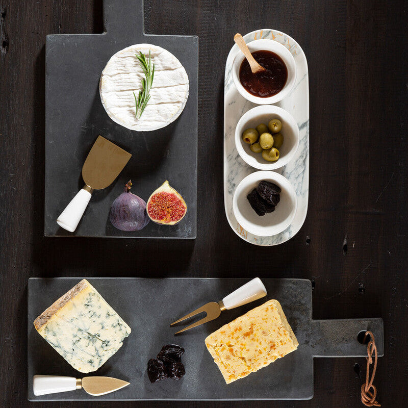 Dip Bowls with Tray Set | Marble Luxe