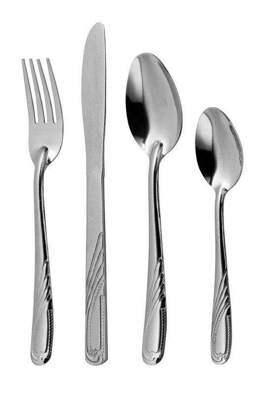16 Piece Stainless Steel Cutlery Set | Dorothy