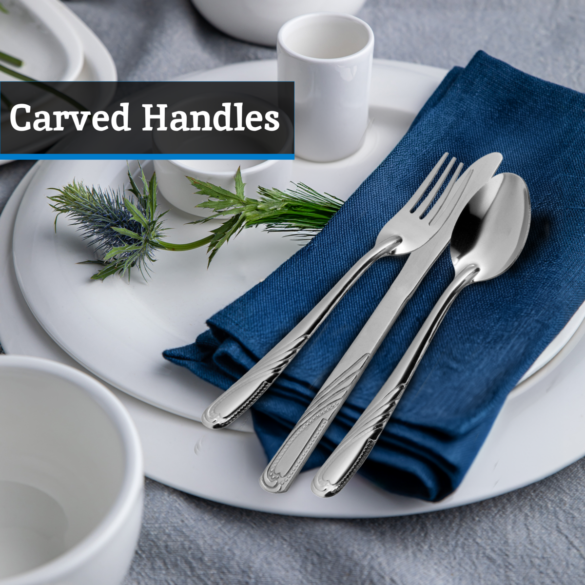 16 Piece Stainless Steel Cutlery Set | Dorothy