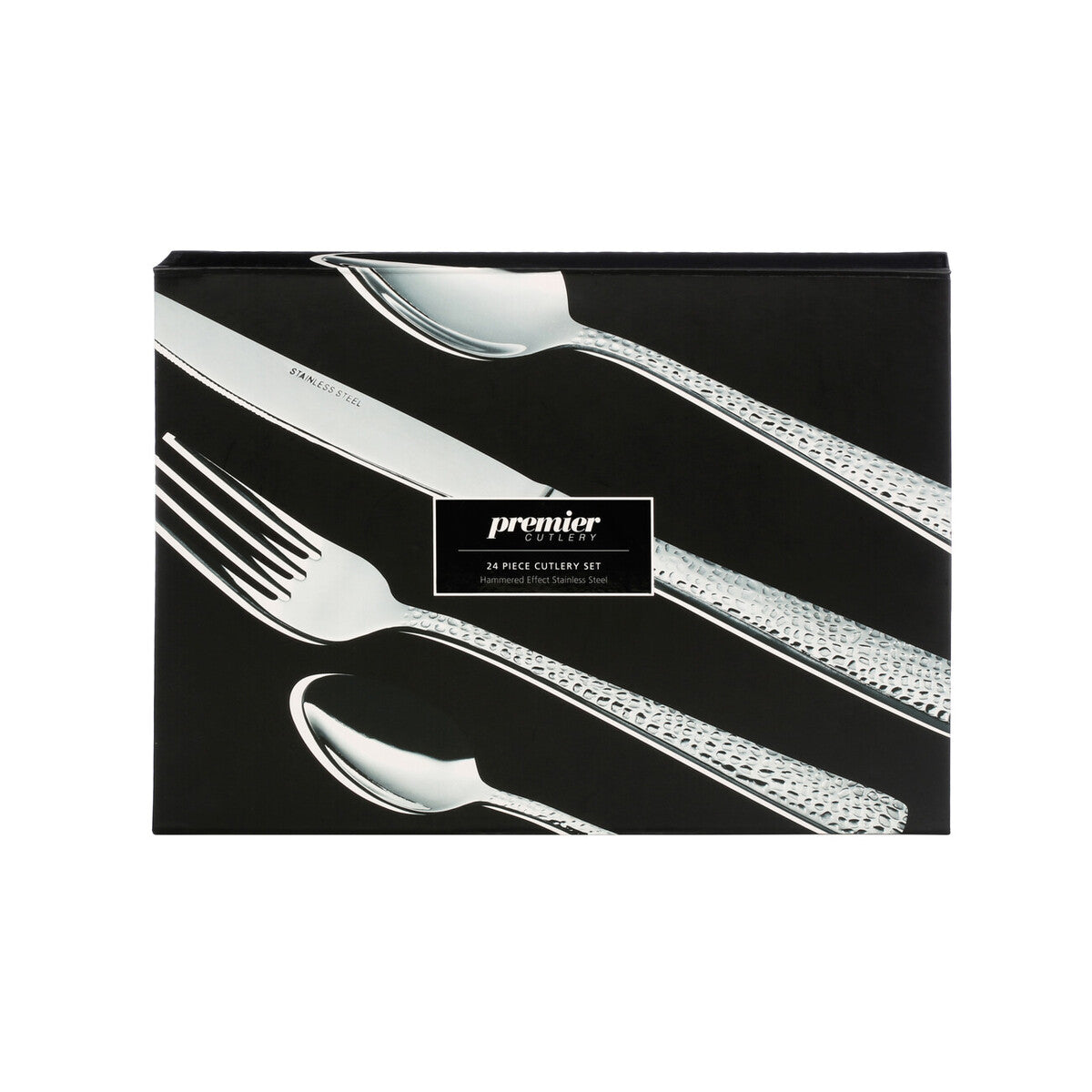 Hammered 24 Piece Cutlery Set | Martello