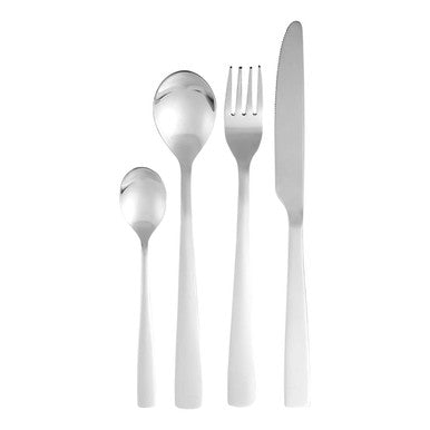 24 Piece Silver Finish Cutlery Set | Jewel