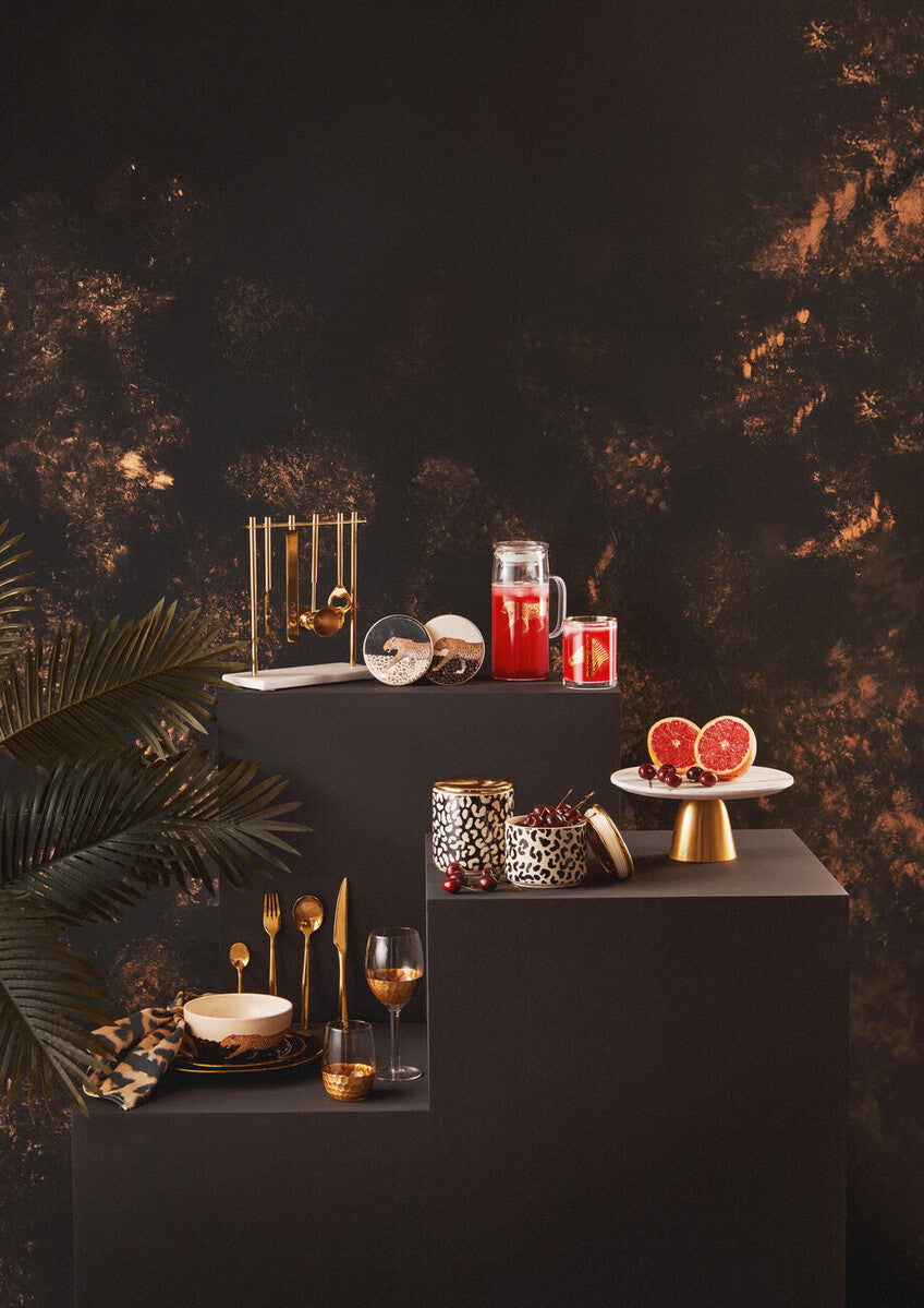 Glow 16 Piece Gold Cutlery Set | Avie