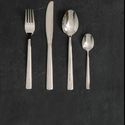 16 Piece Etched Deco Cutlery Set | Avie