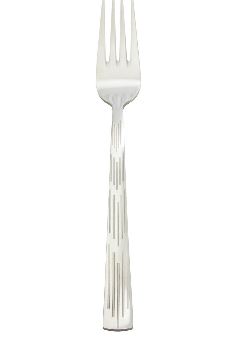24 Piece Etched Deco Cutlery Set | Avie