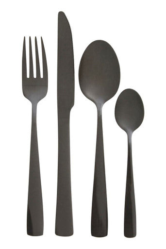 16 Piece Onyx Cutlery Set | Avie