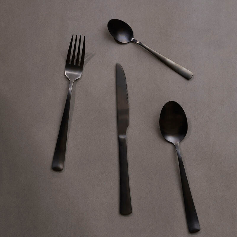 16 Piece Onyx Cutlery Set | Avie