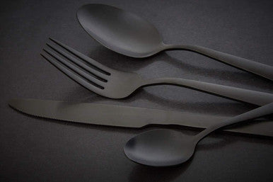 16 Piece Onyx Cutlery Set | Avie