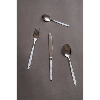 16 Piece Granite Pattern Cutlery Set | Avie