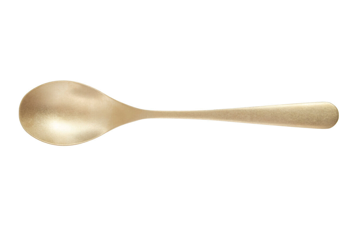 16 Piece Antique Gold Finish Cutlery Set | Avie