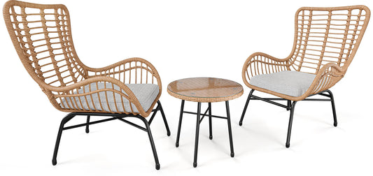 SERRANTE garden furniture - Beige/Light Grey