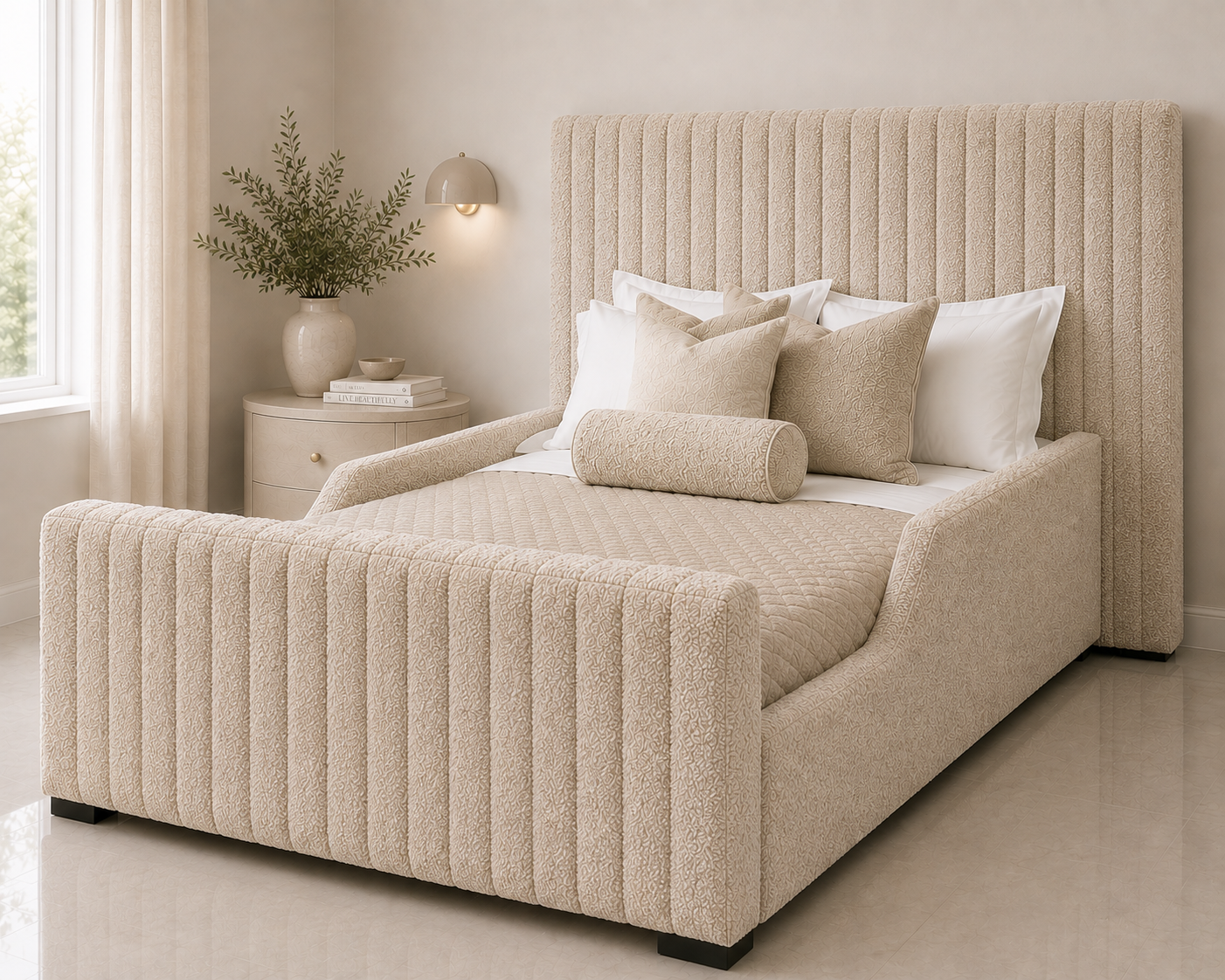 Charlotte Junior Royalty Upholstered Bed Frame