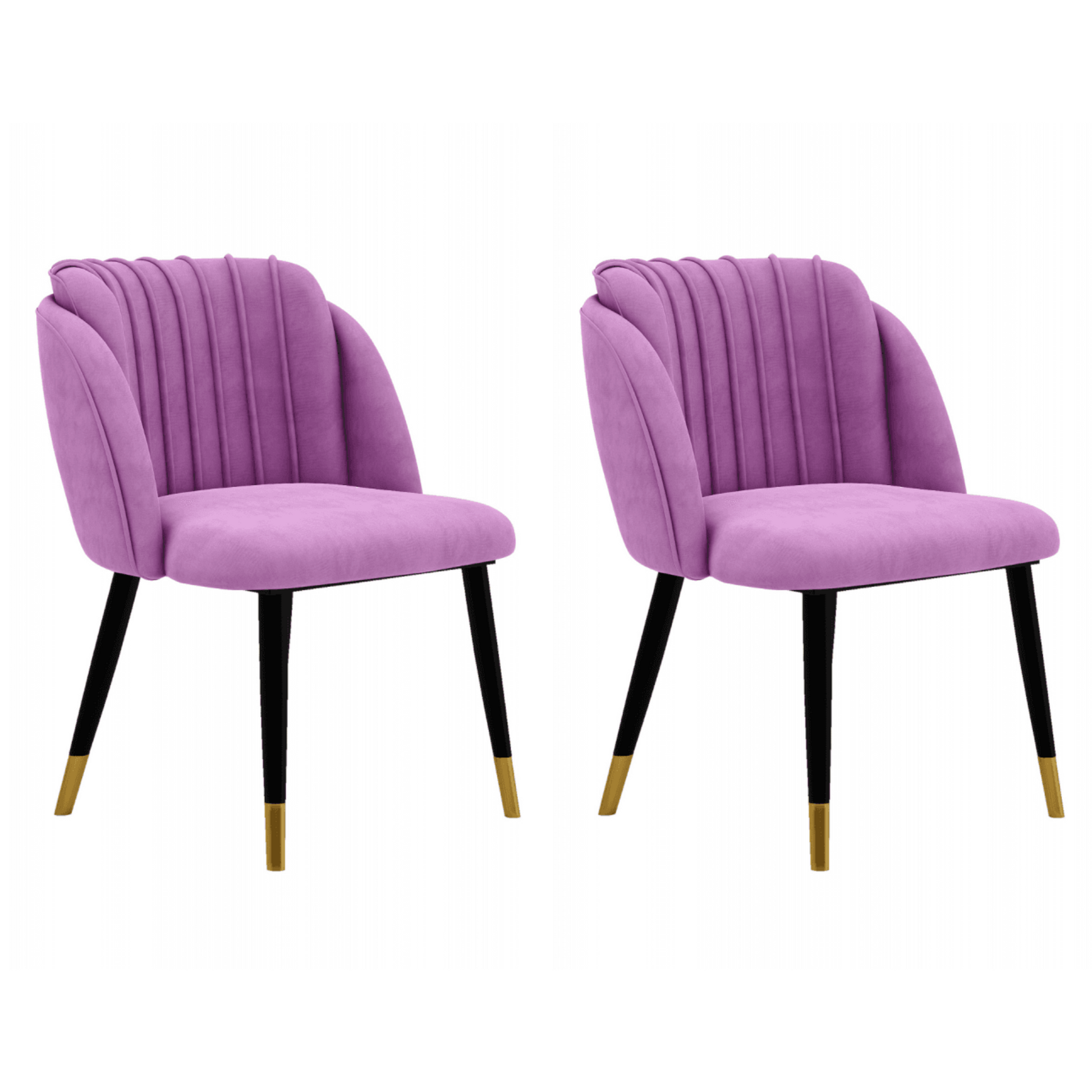 Milan velvet dining chair