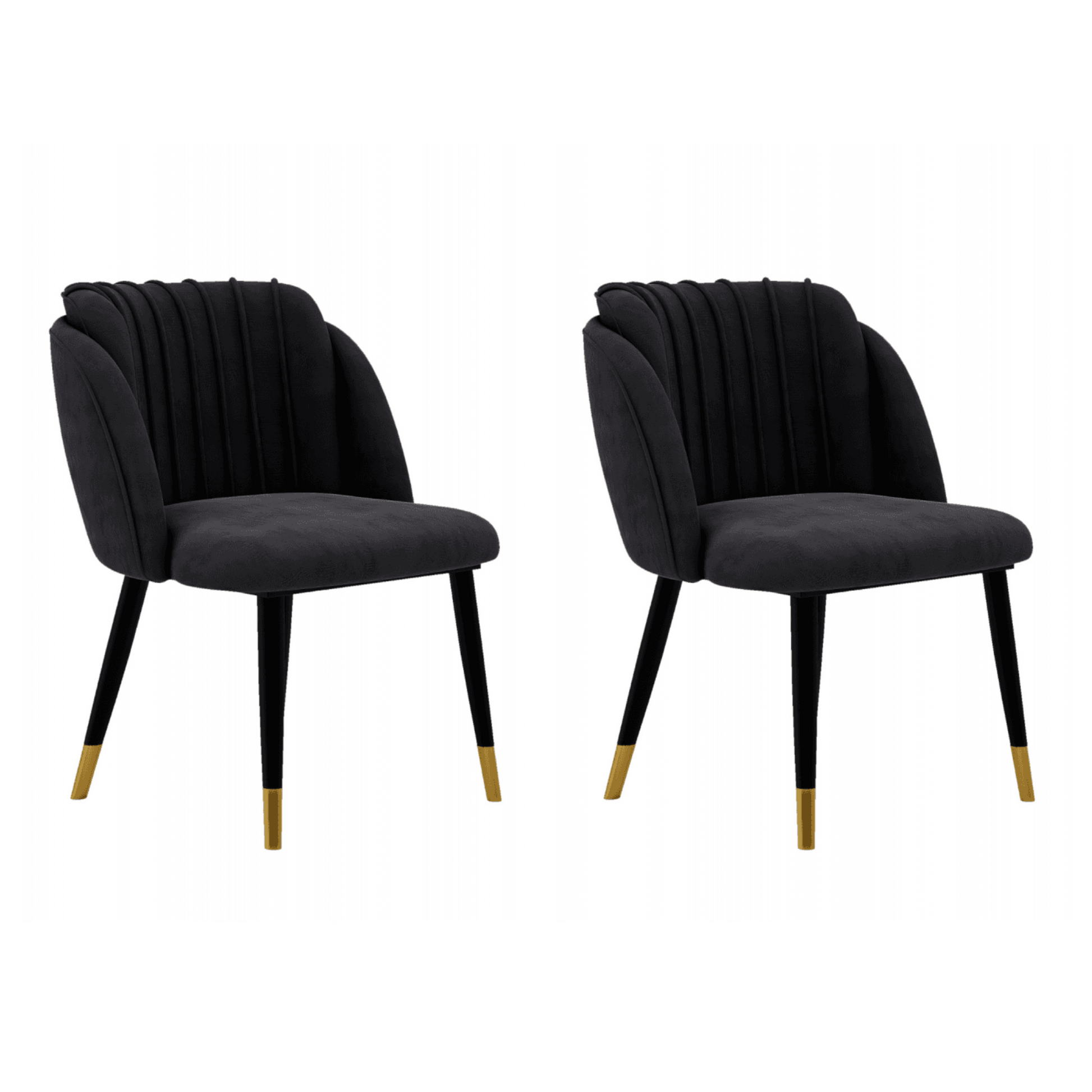 Milan velvet dining chair