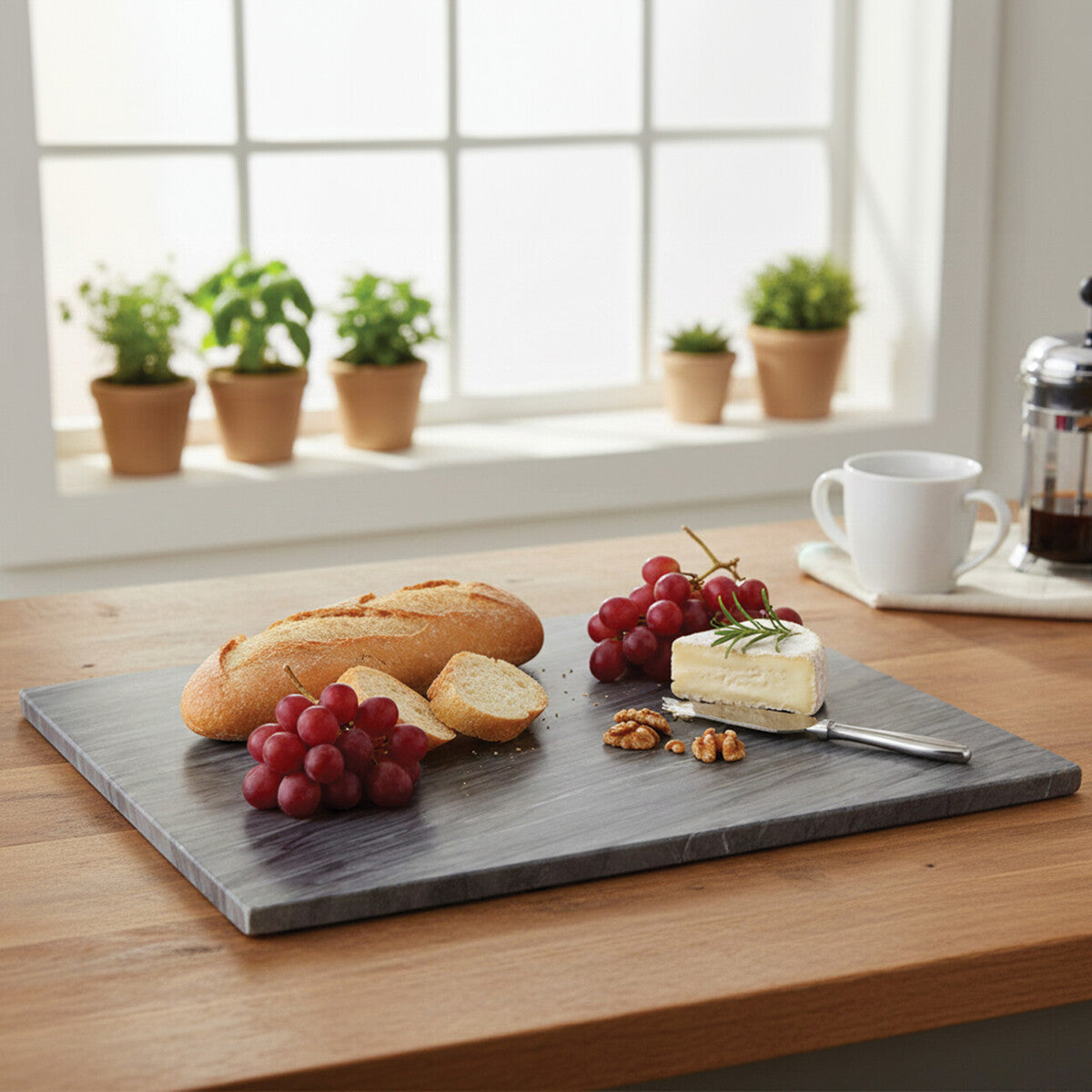 Black Marble Large Chopping and Serving Board | Marmore