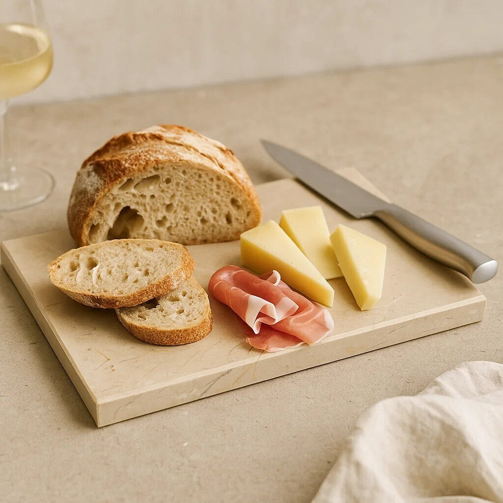 Champagne Marble Chopping and Serving Board | Himaya