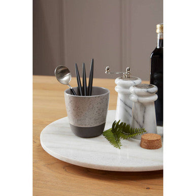 White Marble Salt & Pepper Set | Salerno