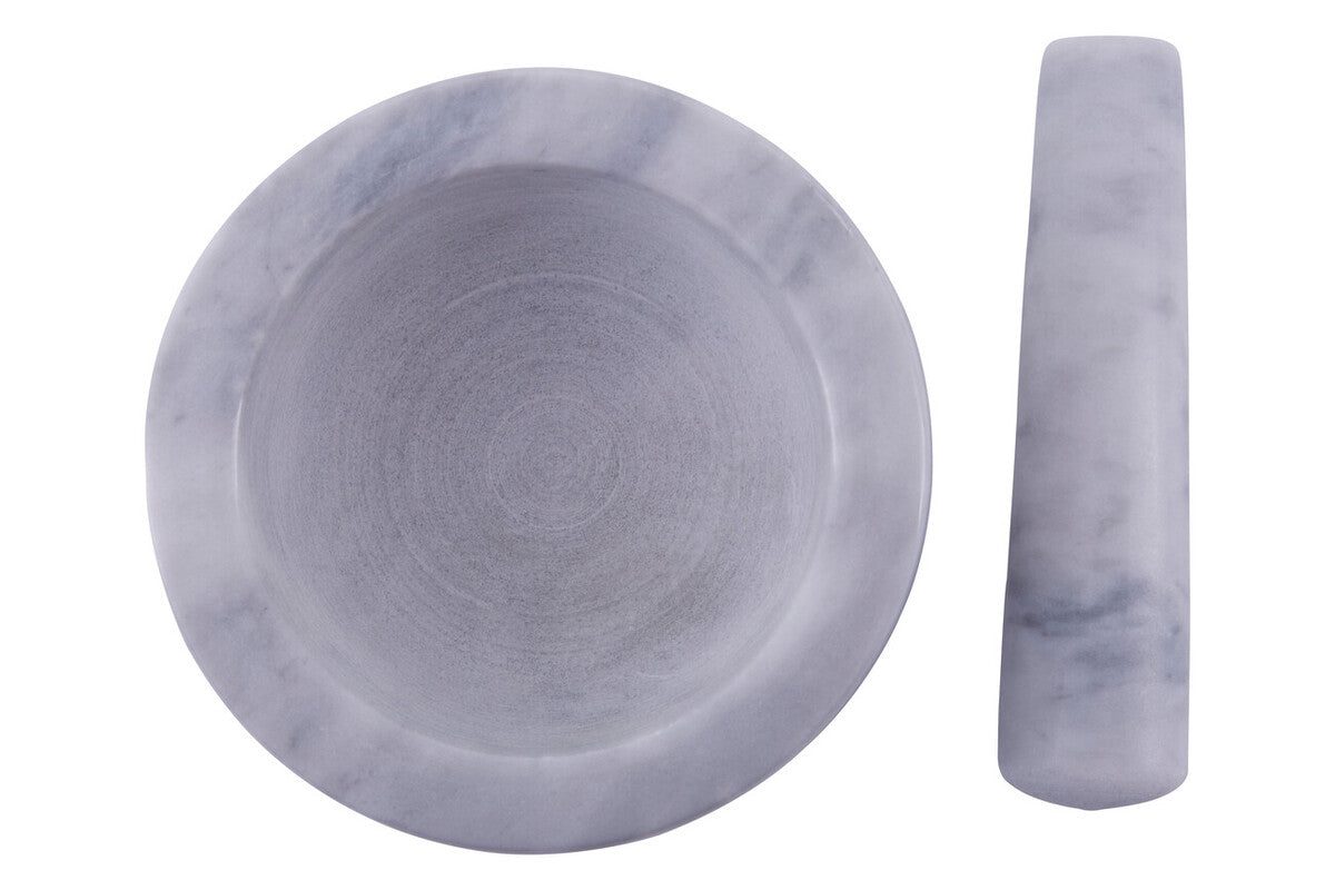 Grey Marble Mortar and Pestle | Salerno