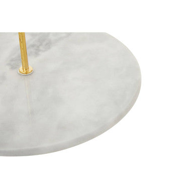 Grey Marble Cake Stand with Gold Handle | Salerno
