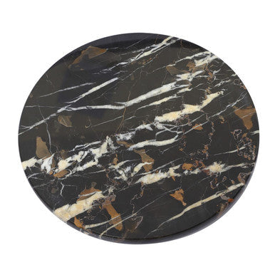 Black and Gold Marble Lazy Susan | Marmore